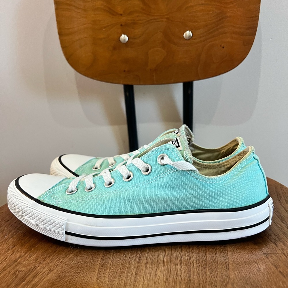 Converse Turquoise Sneakers - Picture 6 of 11